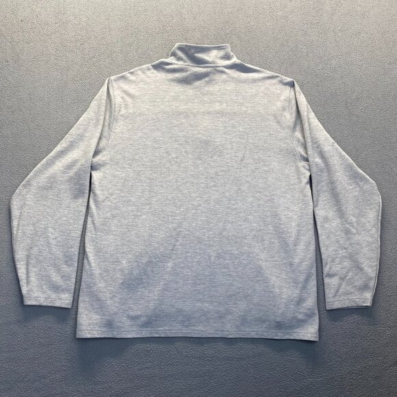 Orvis‎ Sweatshirt Mens Size Large Grey  Quarter Zip Mock Pullover - Picture 2 of 13